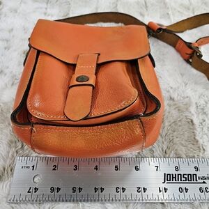 Patricia Nash Vibrant Orange Crossbody Bag